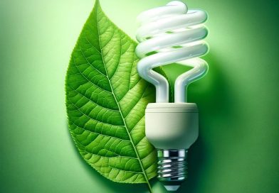 leaf and lightbulb leaf and lightbulb
